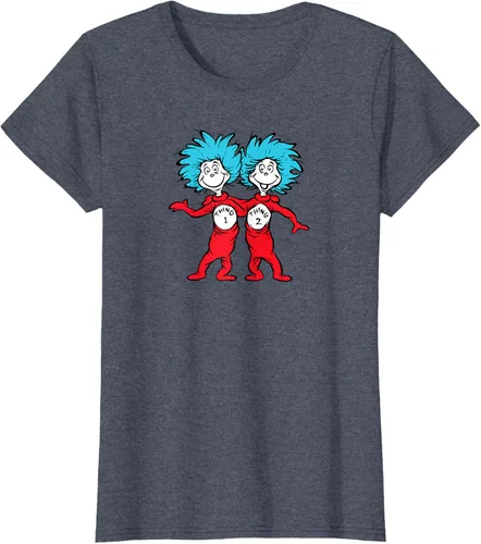 Vista 67 de Dr. Seuss Thing 1 Thing 2 Buddies - Camiseta Negro
