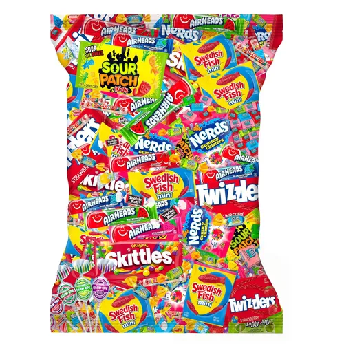 Vista 9 de Paquete variado de caramelos a granel, caramelos de 2 libras, caramelos envueltos individualmente CandyBulk, caramelos, rellenos de piñata, rellenos