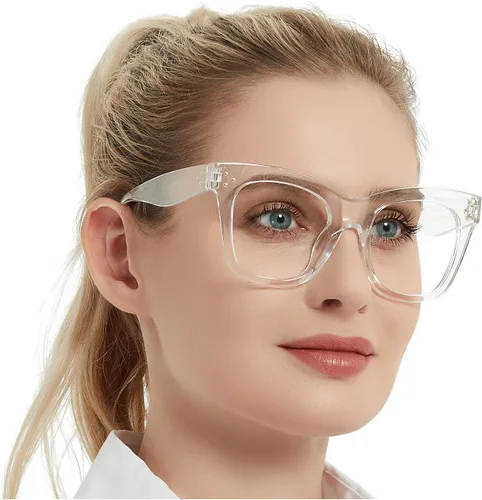 Vista 10 de OCCI CHIARI Gafas de filtro de luz azul para mujer, gafas de pantalla azul para computadora y moda (Demi, 0)