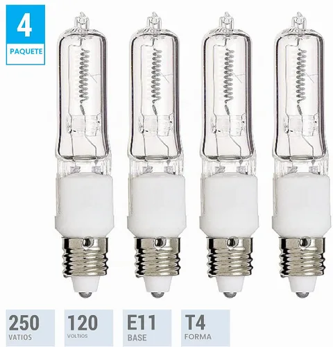 Vista 6 de KOR Q250CL/MC 250 vatios JD T4 E11 Mini bombillas base de candelabro