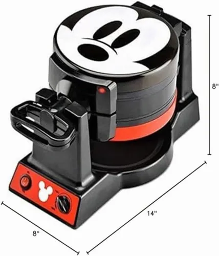 Vista 5 de Disney Mickey Mouse MIC-62 - Máquina para hacer gofres con doble tapa