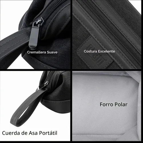 Vista 7 de BUBM Bolsa de almacenamiento portátil de viaje compatible con secador