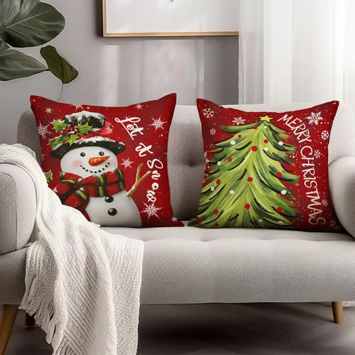 Vista 137 de Juego de 2 fundas de almohada de 16 x 16 pulgadas, diseño patriótico de bandera estadounidense con estrellas para exteriores, estilo casa de campo