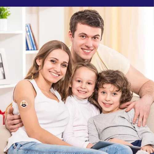 Vista 6 de Libre - Juego de 3 cubiertas de sensor y calcomanías de estilo libre para sensor Libre 3, parches adhesivos transparentes hipoalergénicos