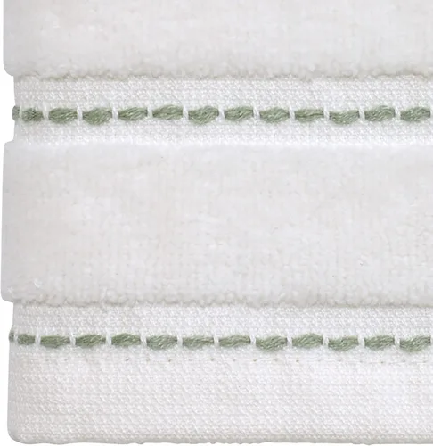 Vista 2 de Avanti Linens - Toalla de dedos, toalla de algodón 100% suave y absorbente, decoración floral para el hogar (jardín de primavera)
