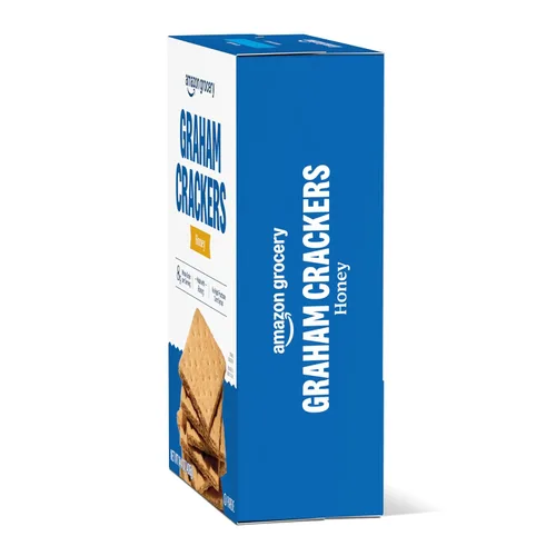 Vista 4 de Amazon Grocery, Galletas Graham de Miel, 14.4 onzas (anteriormente Happy Belly, el empaque puede variar)