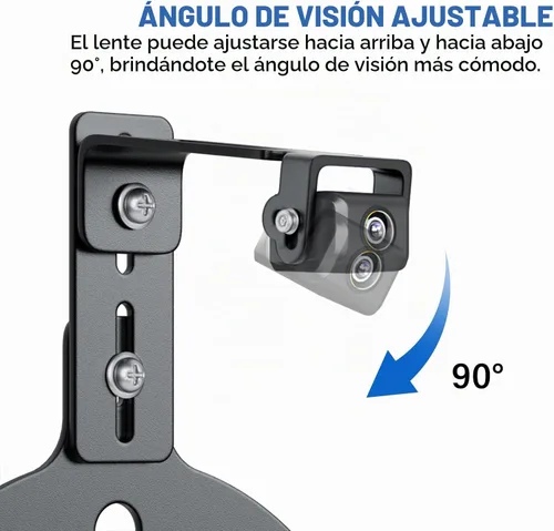 Vista 9 de EWAY Light 2.0 - Cámara de respaldo de neumáticos de repuesto para Jeep Wrangler JK Compass Commander Patriot Liberty 2007-2018, soportes ajustables