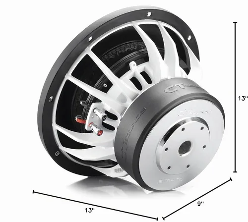 Vista 7 de CT Sounds STRATO-12-D2 2500 Watts Max 12 pulgadas Subwoofer para coche Dual 2 Ohm