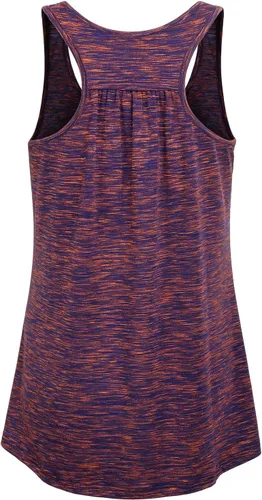Vista 58 de Cestyle - Camiseta sin mangas para mujer, cuello redondo, corte holgado, para entrenamiento