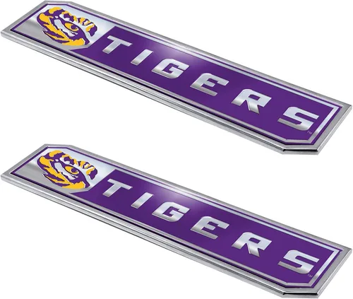 Vista 2 de FANMATS Emblema de camión NCAA Auto NCAA, paquete de 2