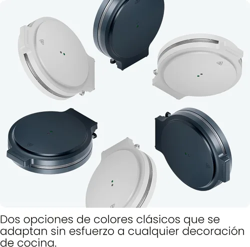 Vista 7 de Chefman Everything Maker & Pizza Oven – Horno de pizza eléctrico de mostrador de 1440W con placas de cocción antiadherentes de 12", además hace