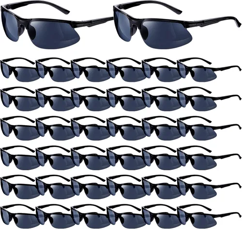 Vista 9 de Kathfly - 36 gafas de seguridad resistentes a los arañazos, color ámbar