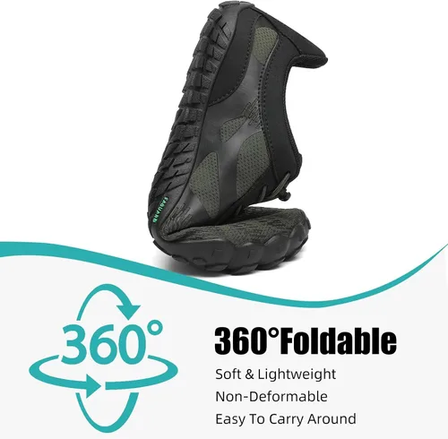 Vista 6 de SAGUARO Zapatos minimalistas para hombre y mujer, con puntera ancha, sin caída, para entrenamiento cruzado al aire libre