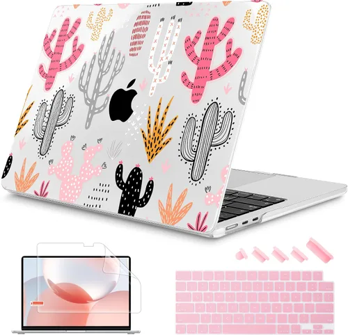 Vista 31 de Mektron Diseñada para MacBook Air 2025/2024/2023 de 15 PULGADAS M4 A3241 /M3 A3114 /M2 A2941, Carcasa de Cubierta Rígida de Plástico Impreso