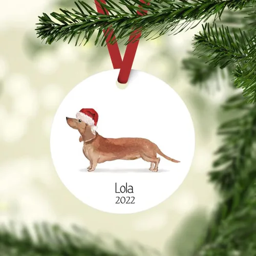 Vista 20 de Adornos de Navidad personalizados para perros, Adorno personalizado de perro boyero de Berna de Zmoicky, Adorno conmemorativo personalizado