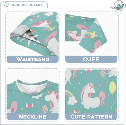 Vista 3 de Myth Unicorn Boy Girl Sweatshirt Toddler Crewneck Pullover Sweater Long Sleeve Fall Winter Clothes