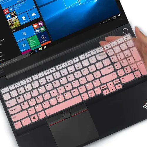 Vista 13 de Funda de teclado para Lenovo ThinkPad E15 Gen 4/3/2, ThinkPad L15 Gen 2/1, ThinkPad T15 T15p T15g P15s P15s P15v Gen 3/2/1, ThinkPad E580 E590 E595