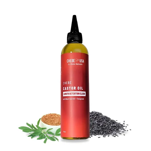 Vista 3 de Uhuru Naturals Aceite de batana crudo (16 0z) 100% puro y orgánico de Honduras Dr. Sebi para crecimiento del cabello prensado en frío para un