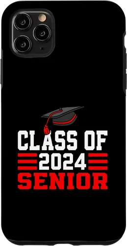 Vista 11 de Funda para iPhone 15 Class of 2024 Senior 2024