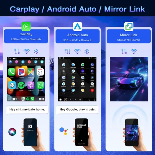 Vista 3 de Radio de coche de 9.7 pulgadas para Ford F150 2009 2010 2011 2012 Bluetooth FM Estéreo de coche con inalámbrico Carplay Android Auto Bluetooth