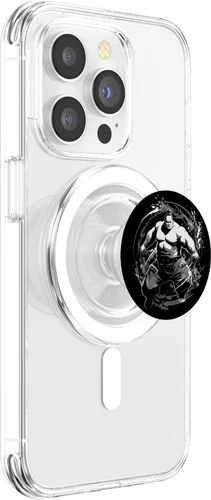 Vista 3 de Sumo Wrestler Japan Sumo Fighter Wrestling Japanese Vintage PopSockets MagSafe PopGrip para iPhone
