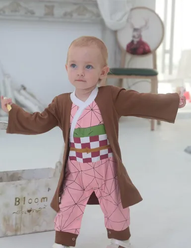 Vista 2 de Disfraz de Halloween para bebé niña (rosa, 9-12 meses)