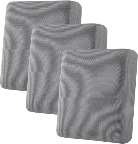 Vista 27 de ADPON Fundas de sofá modular, funda de cojín para sofá o sillón en forma de L, funda separada para sofá seccional izquierdo o derecho (1 diván, gris)