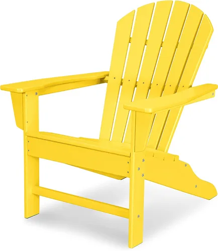 Vista 14 de POLYWOOD South Beach Adirondack, sillón ideal para la playa., Turquoise Aruba