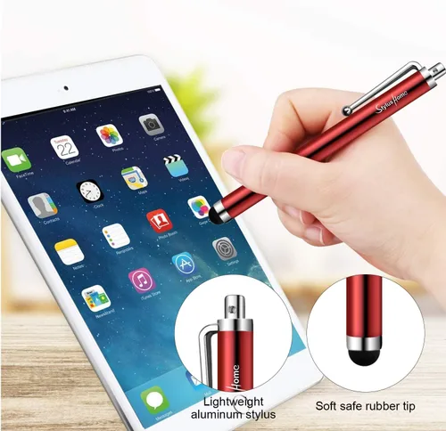 Vista 4 de Paquete de 10 lápices capacitivos de alta precisión para iPad, iPhone, tabletas, Samsung Galaxy y todos los dispositivos de pantalla táctil