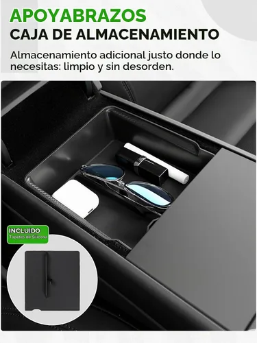 Vista 4 de Organizador de consola central para Tesla Model 3 Highland 2024-2026