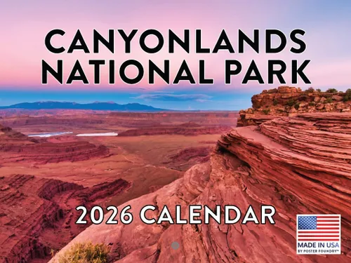 Vista 24 de Calendario mensual de pared de regalos de Parques Nacionales 2025, 12 meses Fabricado en EE.UU.
