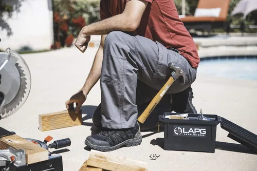 Vista 4 de Iron & Haft Cargo Work Pant, Utility Pants for Men, Durable Pants for LandscapingConstructionCarpentry