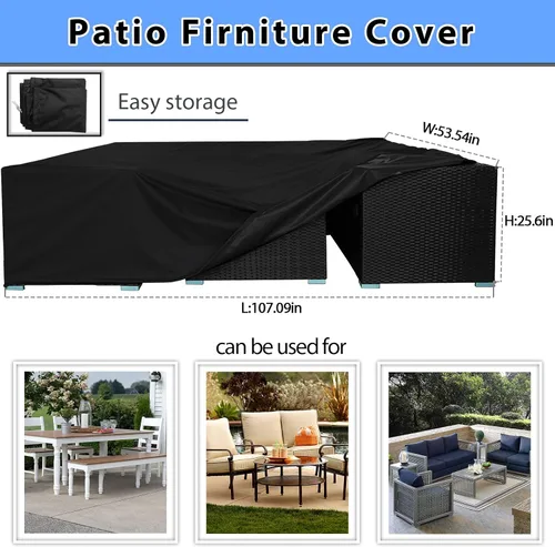 Vista 3 de 14 fundas de cojín para exteriores con funda impermeable para muebles, fundas de cojín de patio con cremallera, fundas de sofá para sofá modular