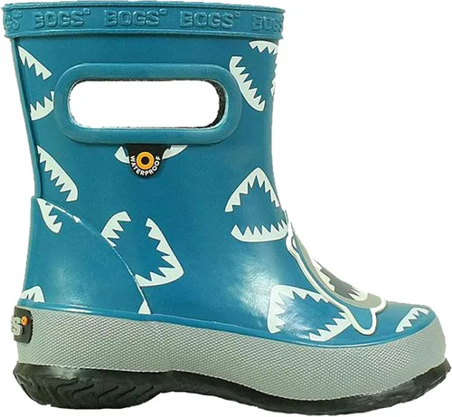 Vista 16 de BOGS Botas de lluvia de goma impermeables para niños y niñas Negro