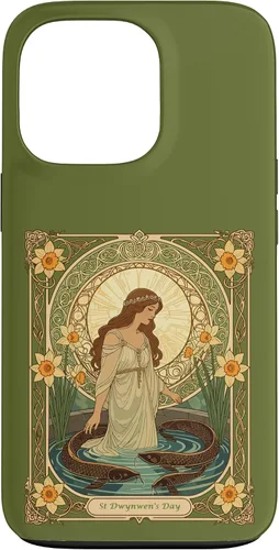 Vista 10 de Dwynwen's Well and Sacred Fish Case for iPhone 17