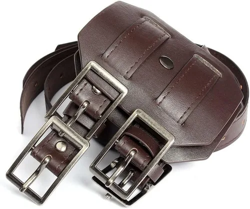 Vista 5 de XSKJY Anime Cosplay Halloween Cosplay Leather Miniskirts Hookshot Belt Apron
