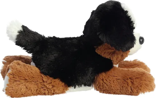 Vista 3 de Aurora® Adorable Mini Flopsie™ Bernie Mountain Dog™ Animal de peluche - Compañeros Mini Listos para Aventuras Juguetonas - para Niños de Todas