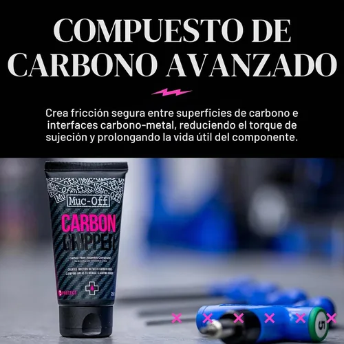 Vista 3 de Muc-Off Pinza de carbono, pasta de montaje antideslizante, 2.65 oz