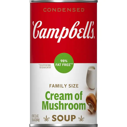 Vista 10 de Campbell’s - Sopa condensada de crema de champiñones 98% libre de grasa, lata de 10.5 onzas
