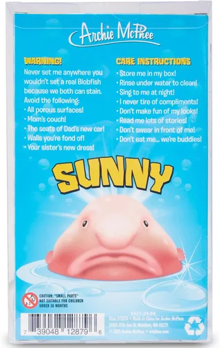 Vista 3 de Accoutrements Sunny The Blobfish - Juguete novedoso - Juguete blando