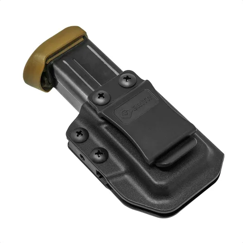 Vista 10 de GRITR IWB/OWB - Soporte para cargador de pistola - Mag Carrier se adapta a 0.354 in/0.394 in/.357/.40/.45 doble pila, 0.354 in/.40/.45 cargadores