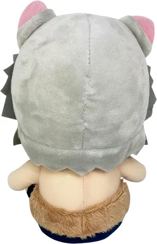 Vista 2 de Demon Slayer Inosuke - Peluche sentado de 7 pulgadas de alto