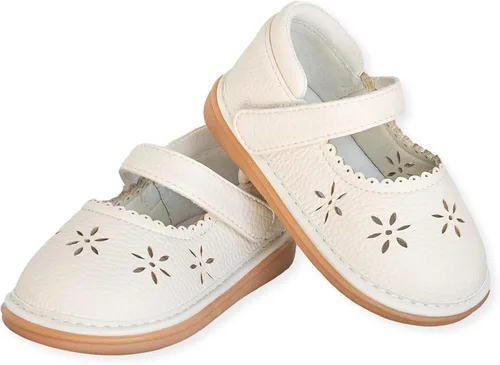 Vista 3 de Zapatos Squeaky para niños pequeños con chirriador extraíble de Wee Squeak en estilos y colores divertidos para niños y niñas