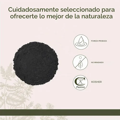 Vista 4 de starwest botánicos Carbón vegetal en polvo (activado), 4 onzas, 1