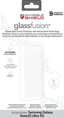 Vista 3 de ZAGG Invisbleshield Glass Fusion Plus Samsung Phone Screen Protector