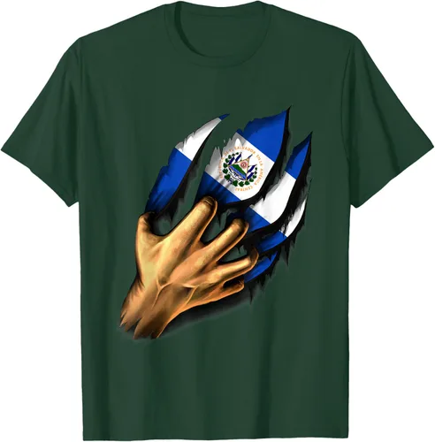 Vista 60 de El salvador bandera camisa salvadoreña en mi