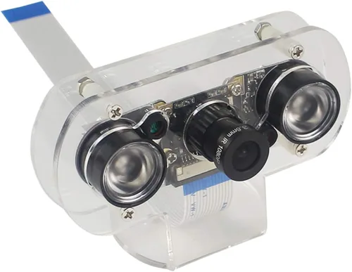 Vista 3 de HiLetgo Cámara Raspberry Pi 5MP OV5647 Cámara web de enfoque ajustable Módulo de cámara de visión nocturna Video 1080p para Raspberry-pi 2