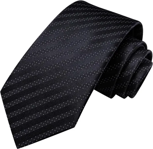 Vista 100 de Hi-Tie Corbatas de seda para hombre, diseño de cachemira a rayas, con bolsillo, gemelos cuadrados, conjunto formal de negocios