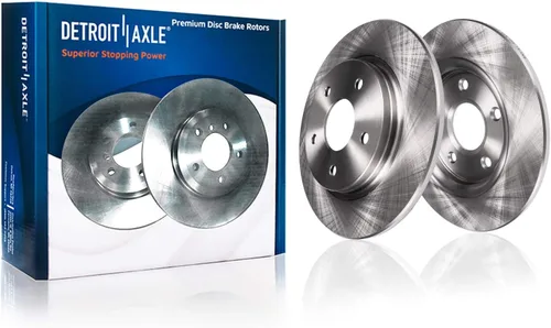 Vista 13 de Detroit Axle - 4WD - Rotores de disco delantero de 13.031 in de repuesto para Ford Excursion F-250 F-350 Super Duty 1999-2004 - Juego de 3 piezas