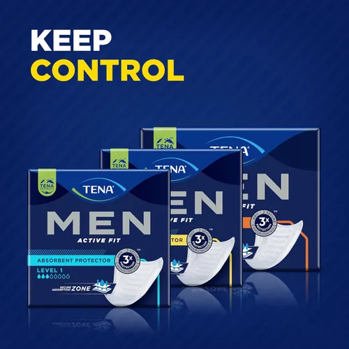 Vista 8 de Tena Protector de incontinencia para hombres, nivel 1, 24 unidades (paquete de 1)